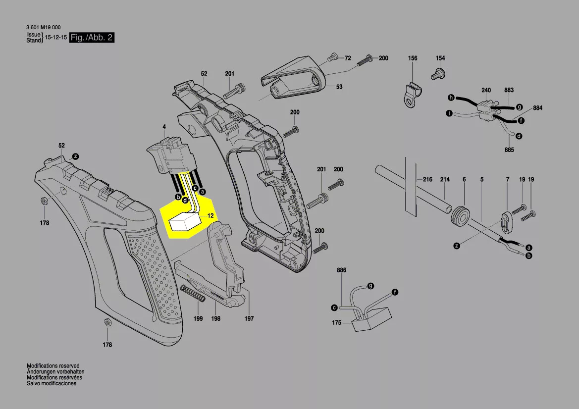 Condensateur antiparasitaire réf. 1 609 B02 210 Bosch